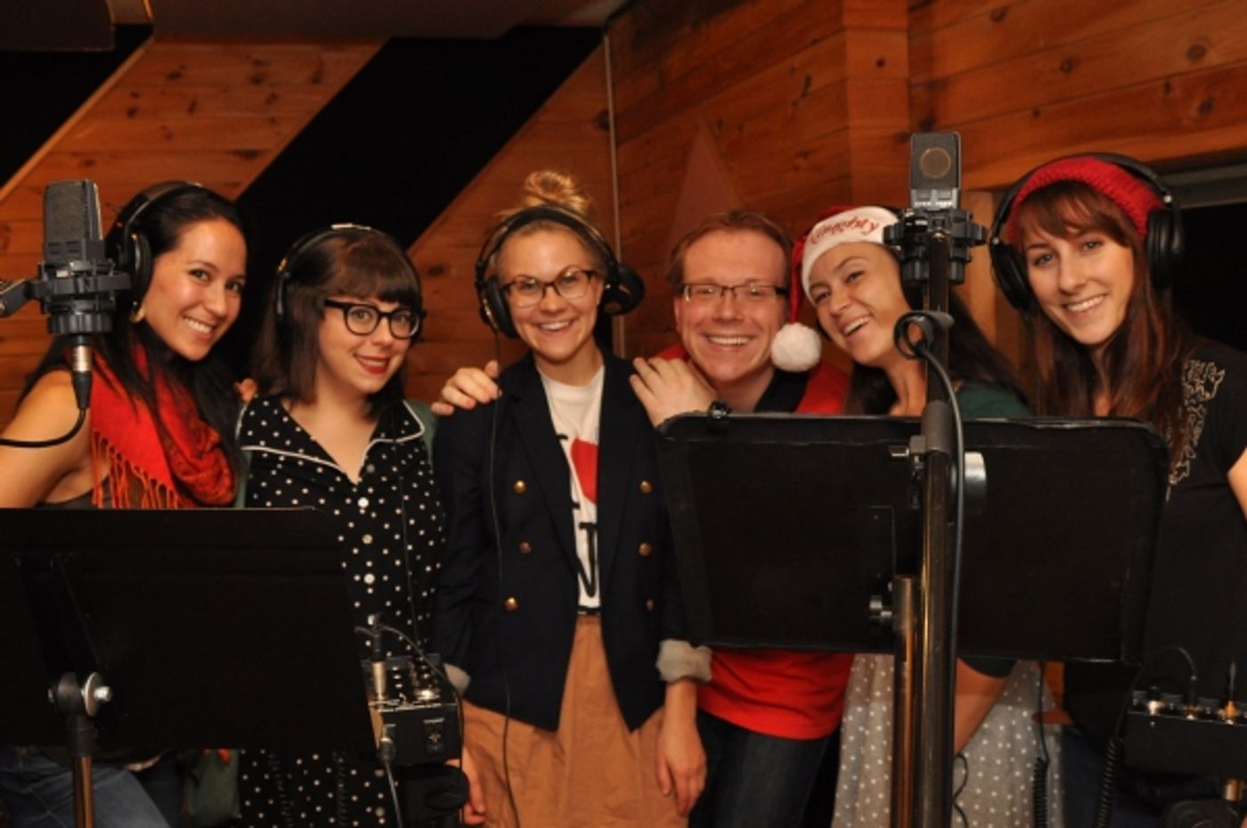 Exclusive Photo Coverage: ON THE TOWN Company Gets Festive for Carols For A Cure Image