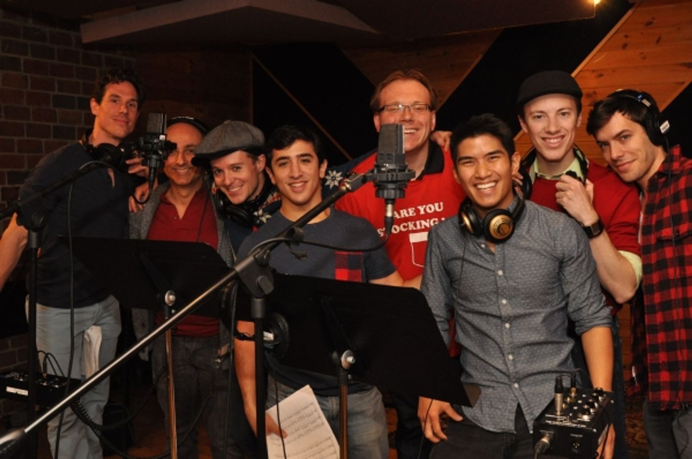 Exclusive Photo Coverage: ON THE TOWN Company Gets Festive for Carols For A Cure Image