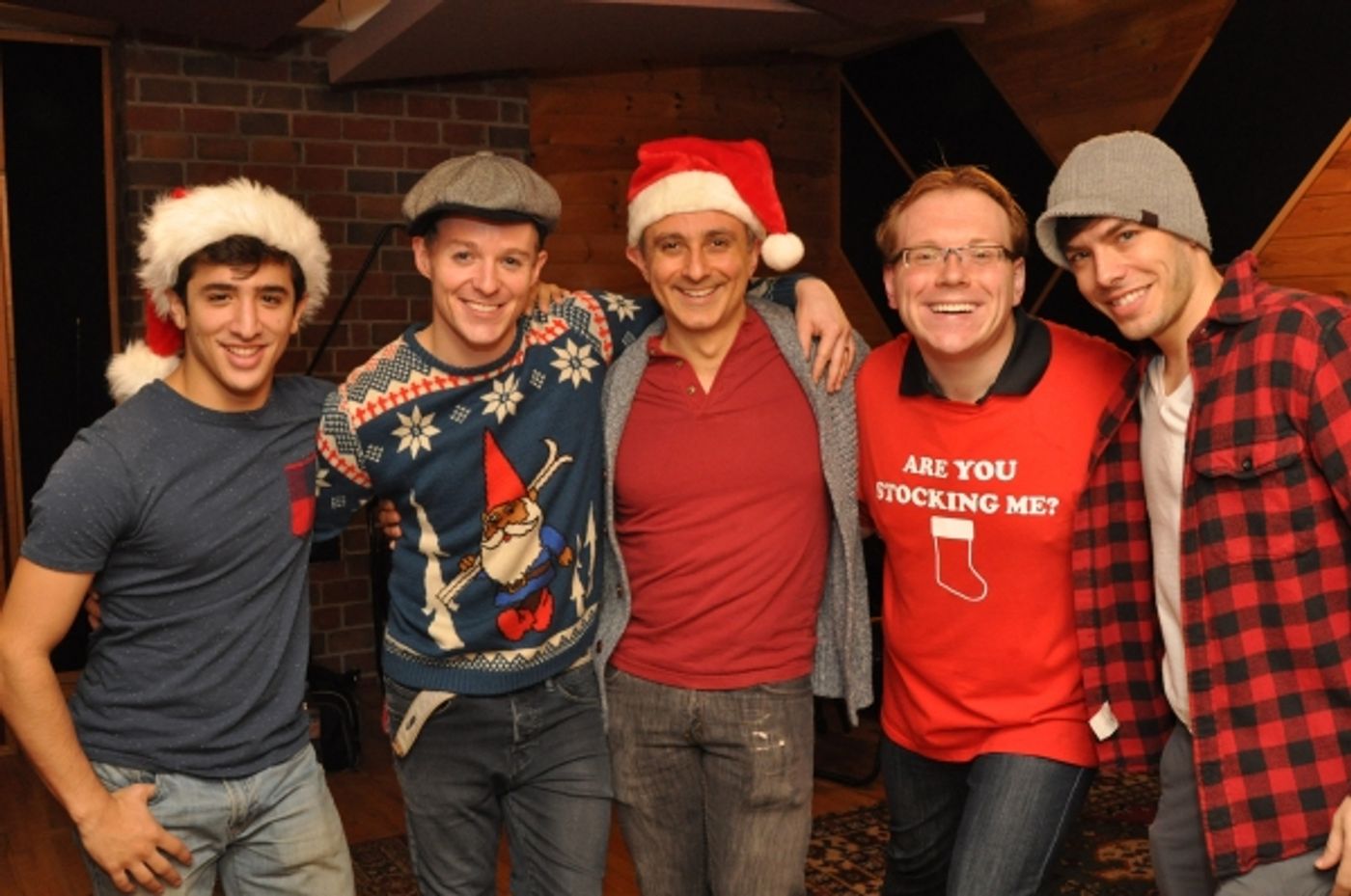 Exclusive Photo Coverage: ON THE TOWN Company Gets Festive for Carols For A Cure Image