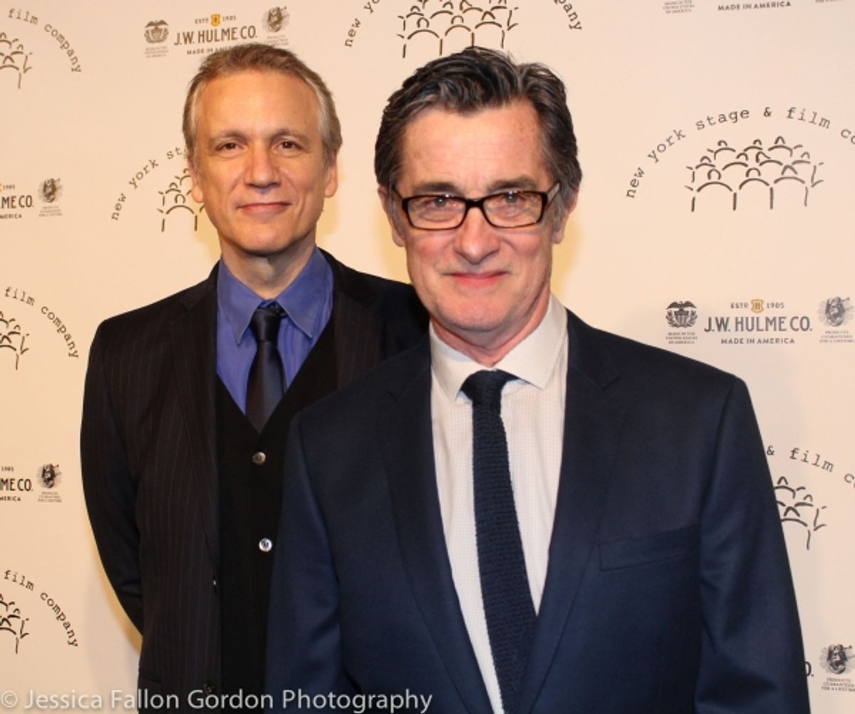 Rick Elice and Roger Rees at 