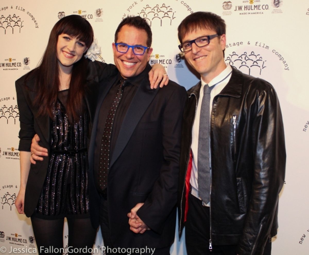 Lena Hall, Michael Mayer and Stephen Trask at 