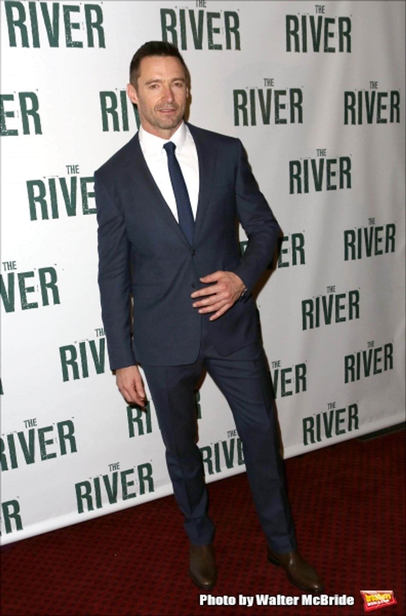 Photo Coverage: Hugh Jackman, Laura Donnelly and Cush Jumbo Celebrate Opening Night of THE RIVER!  Image