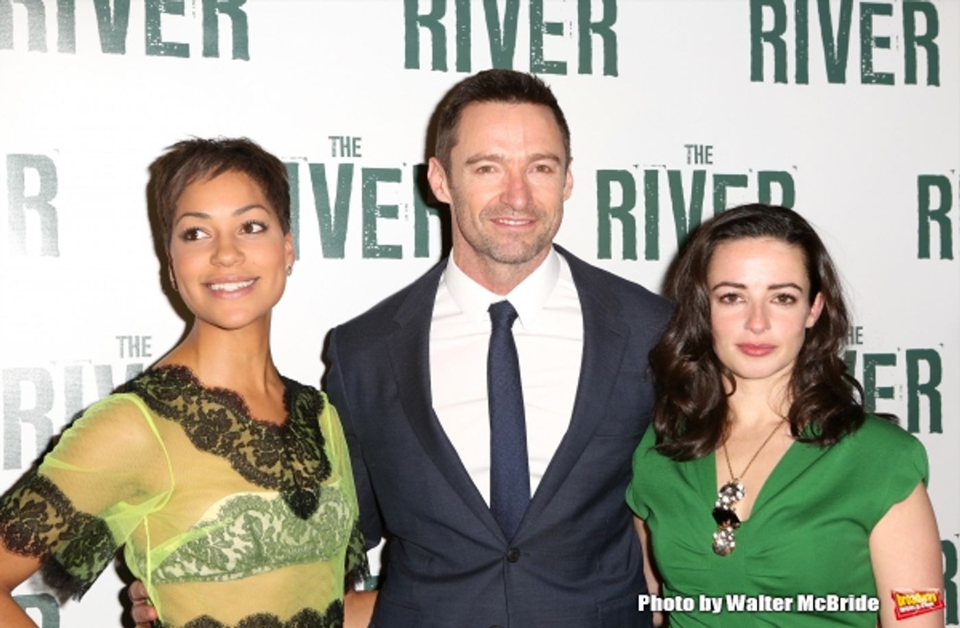 Photo Coverage: Hugh Jackman, Laura Donnelly and Cush Jumbo Celebrate Opening Night of THE RIVER!  Image