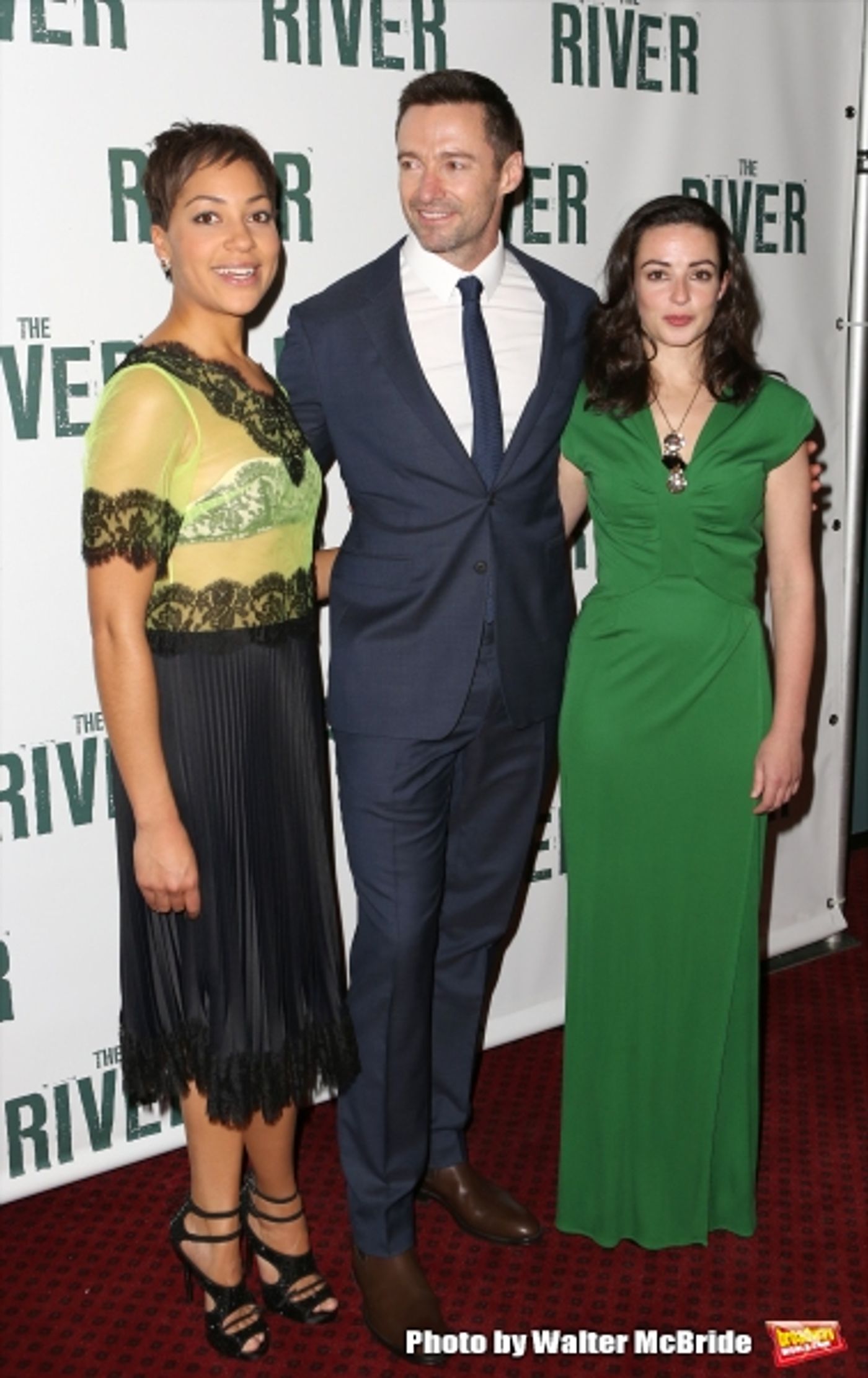 Photo Coverage: Hugh Jackman, Laura Donnelly and Cush Jumbo Celebrate Opening Night of THE RIVER!  Image