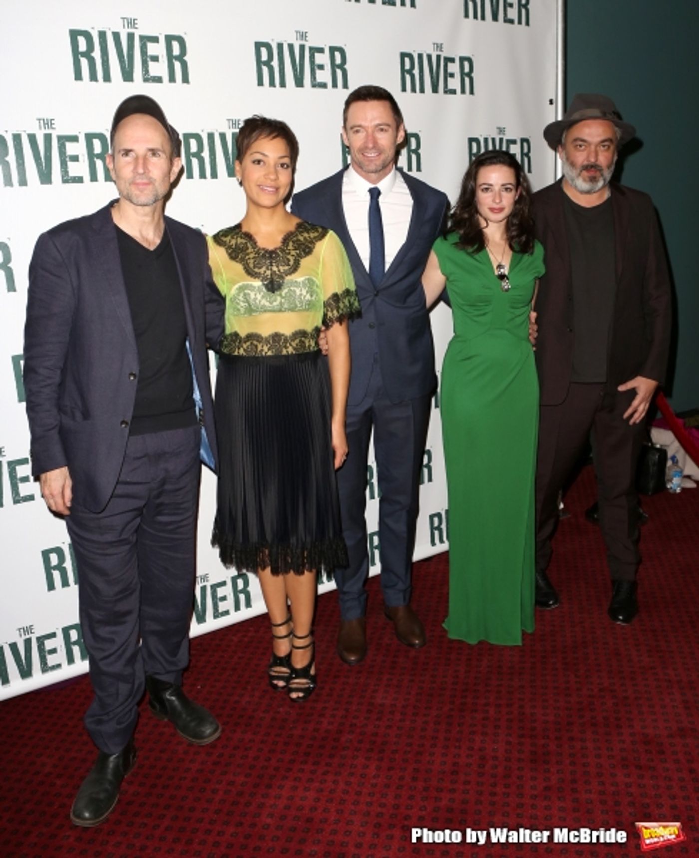 Photo Coverage: Hugh Jackman, Laura Donnelly and Cush Jumbo Celebrate Opening Night of THE RIVER!  Image