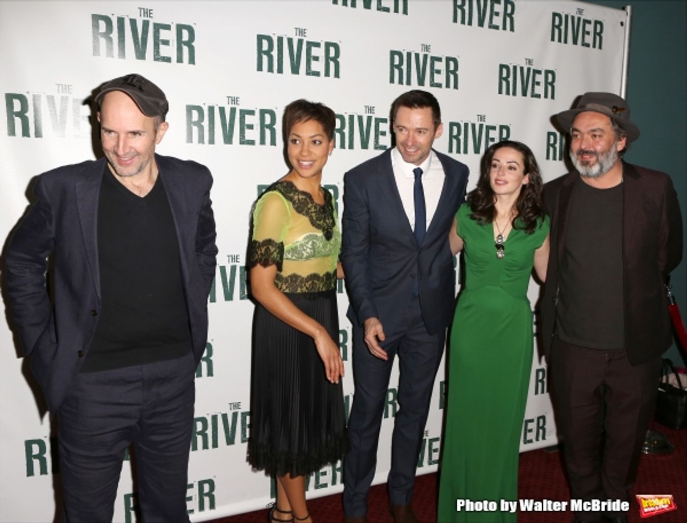 Photo Coverage: Hugh Jackman, Laura Donnelly and Cush Jumbo Celebrate Opening Night of THE RIVER!  Image