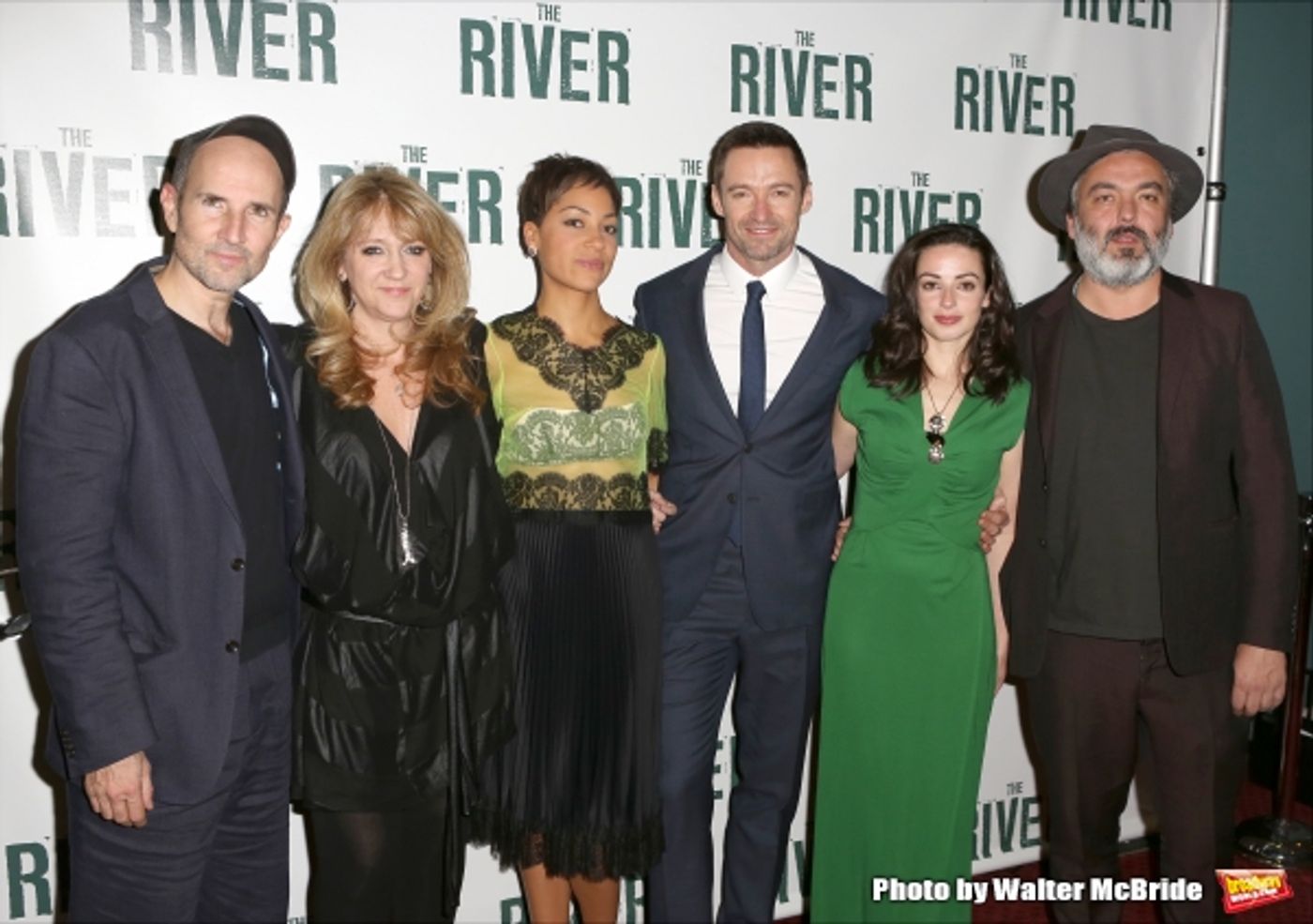 Photo Coverage: Hugh Jackman, Laura Donnelly and Cush Jumbo Celebrate Opening Night of THE RIVER!  Image