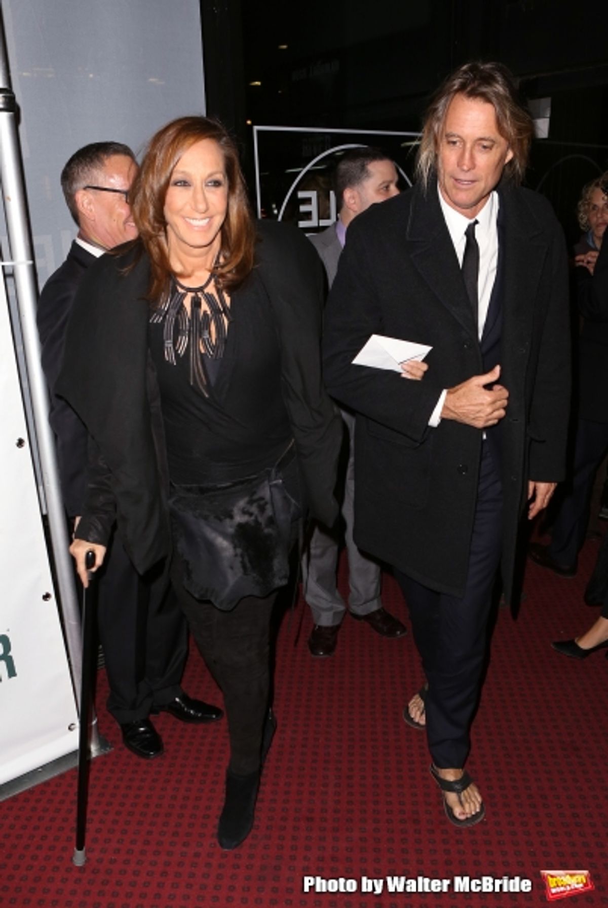 Donna Karan and Russell James at 
