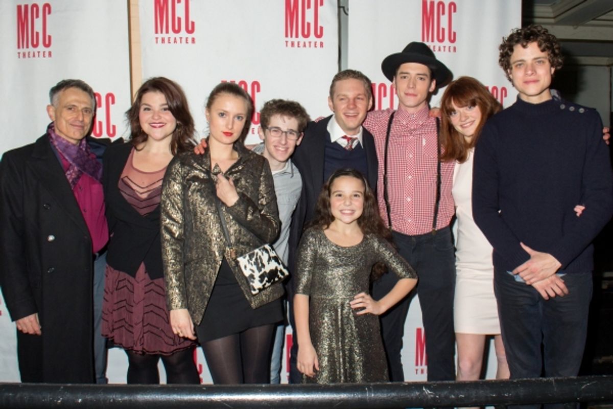 David Greenspan, Annie Funke, Lilly Englert, Noah Robbins, Sophie Shapiro, Will Pullen, Pico Alexander, Colby Minifie, Douglas Smith at 