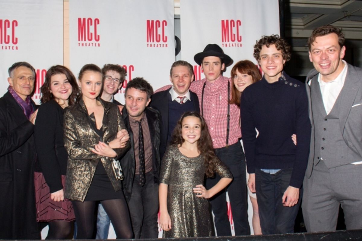 David Greenspan, Annie Funke, Lilly Englert, Noah Robbins, Trip Cullman, Sophie Shapiro, Will Pullen, Pico Alexander, Colby Minifie, Douglas Smith, Simon Stephens at 