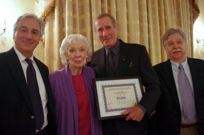 Marc Baron (Shepherd of The Lambs), Joyce Randolph (The Honeymooners), Jim Dale, and  Photo