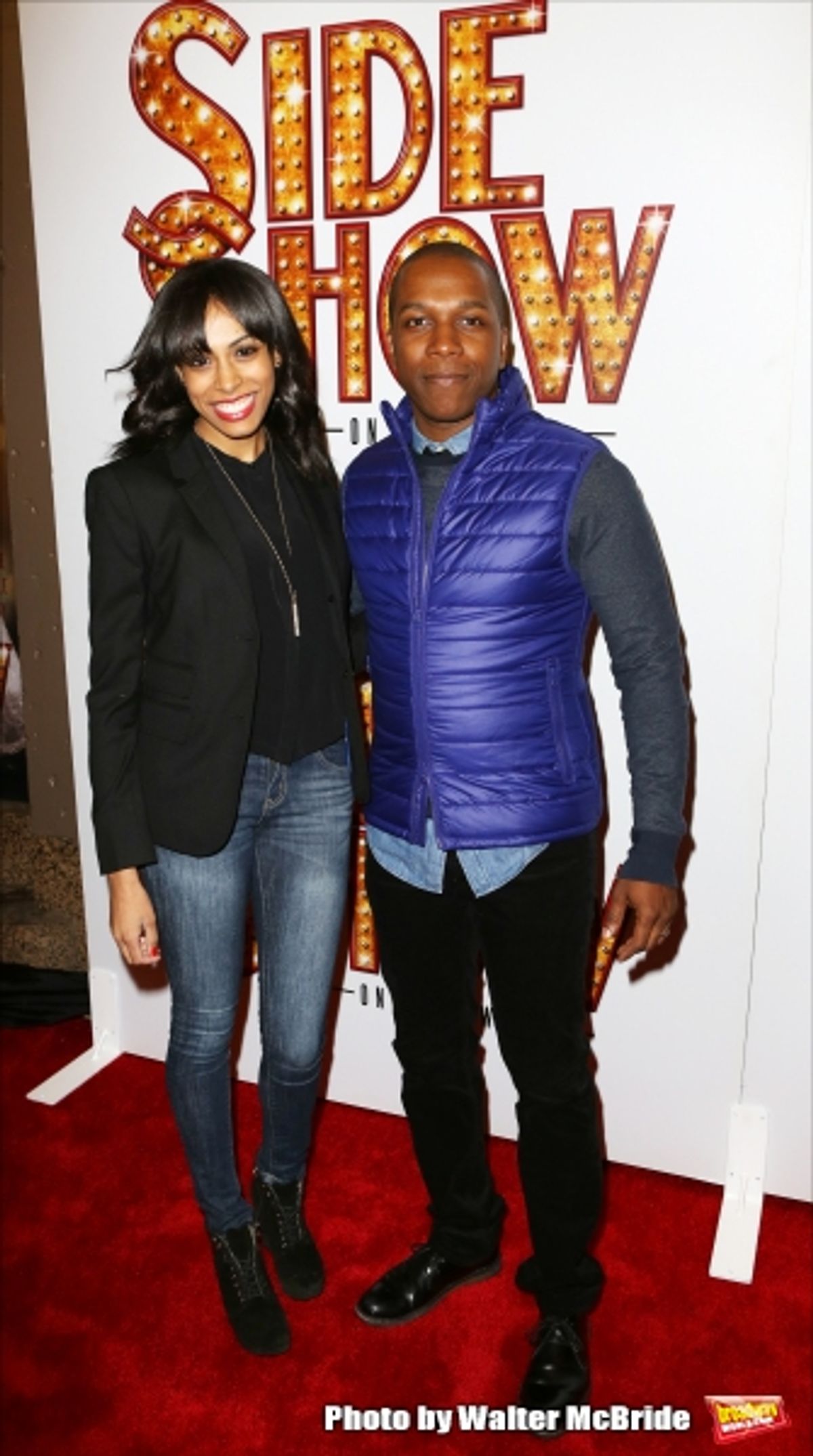 Nicolette Robinson and Leslie Odom Jr.  at 