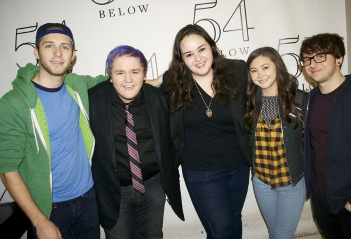 Corey Mach, Alexander Sage Oyen, Blayze Teicher, Kimiko Glen, and Gerard Canonico at 