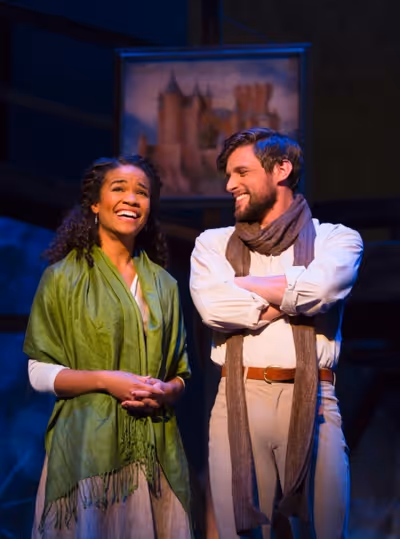 Britney Coleman (Guenevere) and Oliver Thornton (King Arthur) Photo