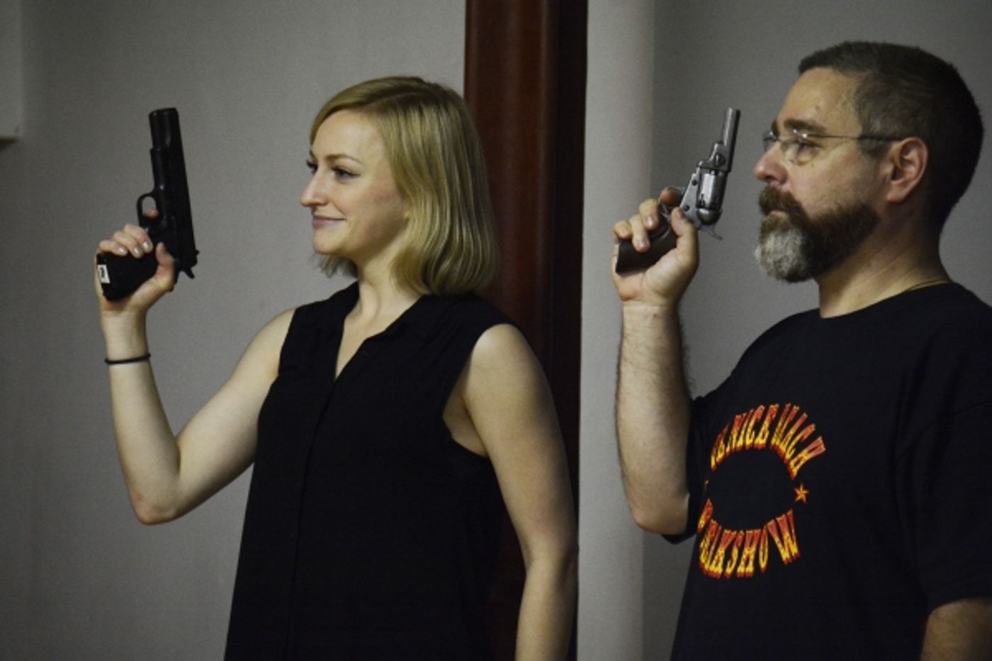 Photo Coverage: ASSASSINS In Rehearsal, Starring Tveit, Parker, McShane and Tate! Photo Coverage: ASSASSINS In Rehearsal, Starring Tveit, Parker, McShane and Tate! Image