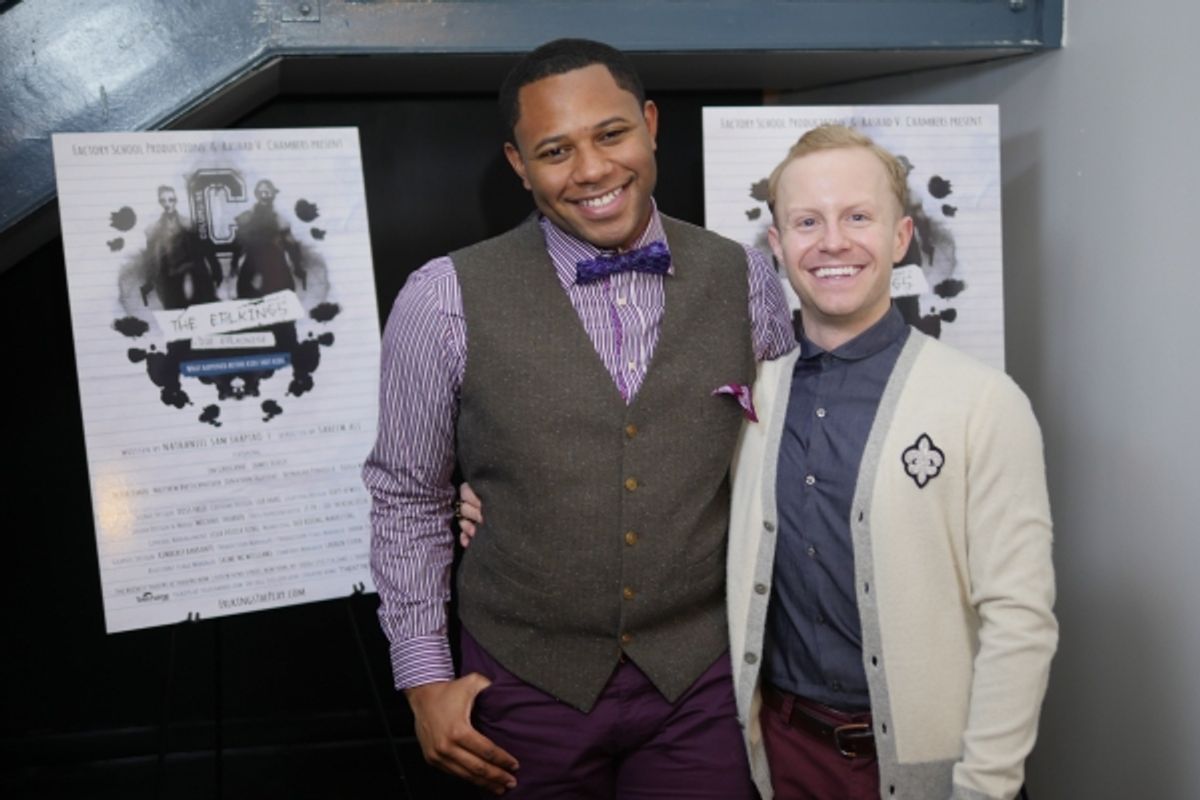 Larry Powell and Barrett Davis  at 