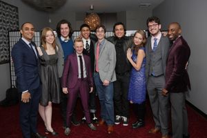 Director Saheem Ali, Blair Baker, james Scully, Reynaldo Piniella, Matthew Bretschneider, Em Grosland, Jonathan Iglesias and Kayla Wickes, Playwright Nathaniel Sam Shapiro and Producer Rashad V. Chambers @ BroadwayWorld Director Saheem Ali, Blair Baker, james Scully, Reynaldo Piniella, Matthew Bretschnei Photo