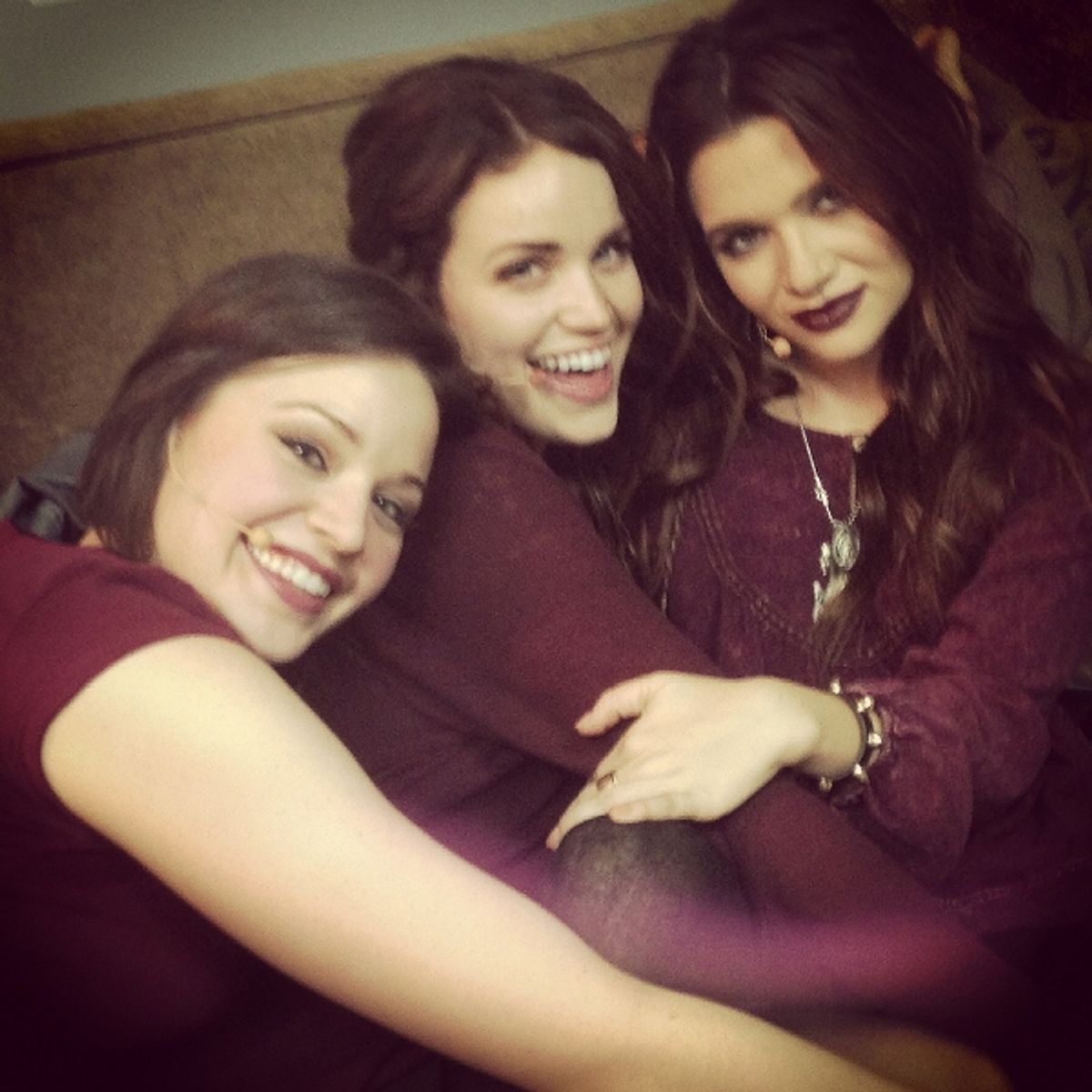 Shelley Regner, Lindsay Pearce, Katie Stevens at 