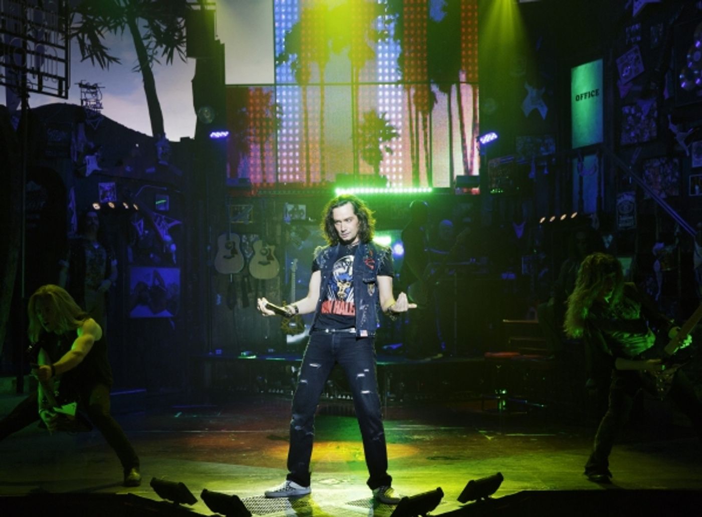 Photo Flash: First Look at Chester See, Frankie Grande & Lauren Zakrin in Broadway's ROCK OF AGES  Image