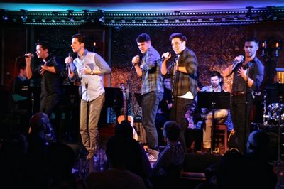 Robert Hager, Chris Dwan, Austin Colby, Josh Tolle, and Mack Shirilla sing *NSync''s  Photo
