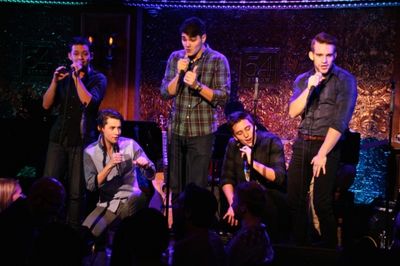 Robert Hager, Chris Dwan, Austin Colby, Josh Tolle, and Mack Shirilla sing *NSync''s  Photo