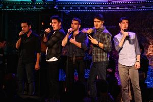 Robert Hager, Chris Dwan, Austin Colby, Josh Tolle, and Mack Shirilla sing *NSync''s  Photo