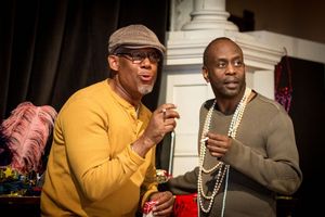 Tim Edward Rhoze and ensemble member K. Todd Freeman  Photo