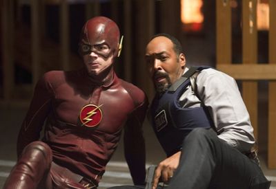 Grant Gustin, Jesse L. Martin Photo