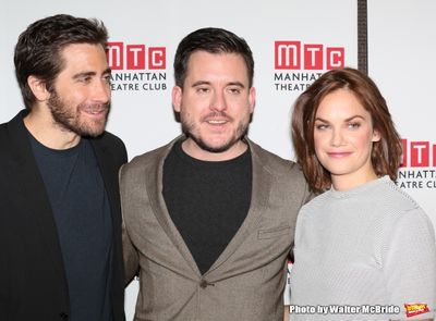 Jake Gyllenhaal, director Michael Longhurst and Ruth Wilson  Photo