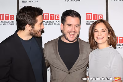 Jake Gyllenhaal, director Michael Longhurst and Ruth Wilson  Photo