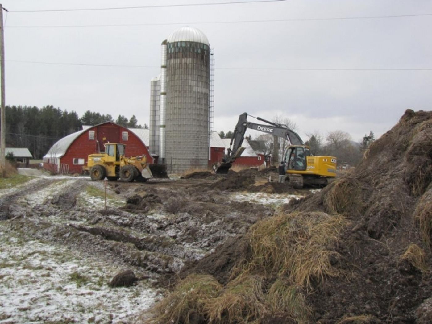 Photo Flash: The Latest Dirt from Weston Playhouse - Construction Begins at Walker Farmstead  Image