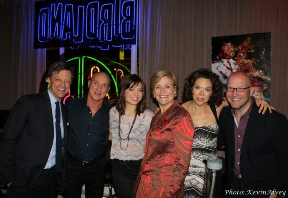 Jim Caruso, Gianni Valenti, Margo Siebert, Karen Mason, Jill Abramovitz and Scott Coulter at 