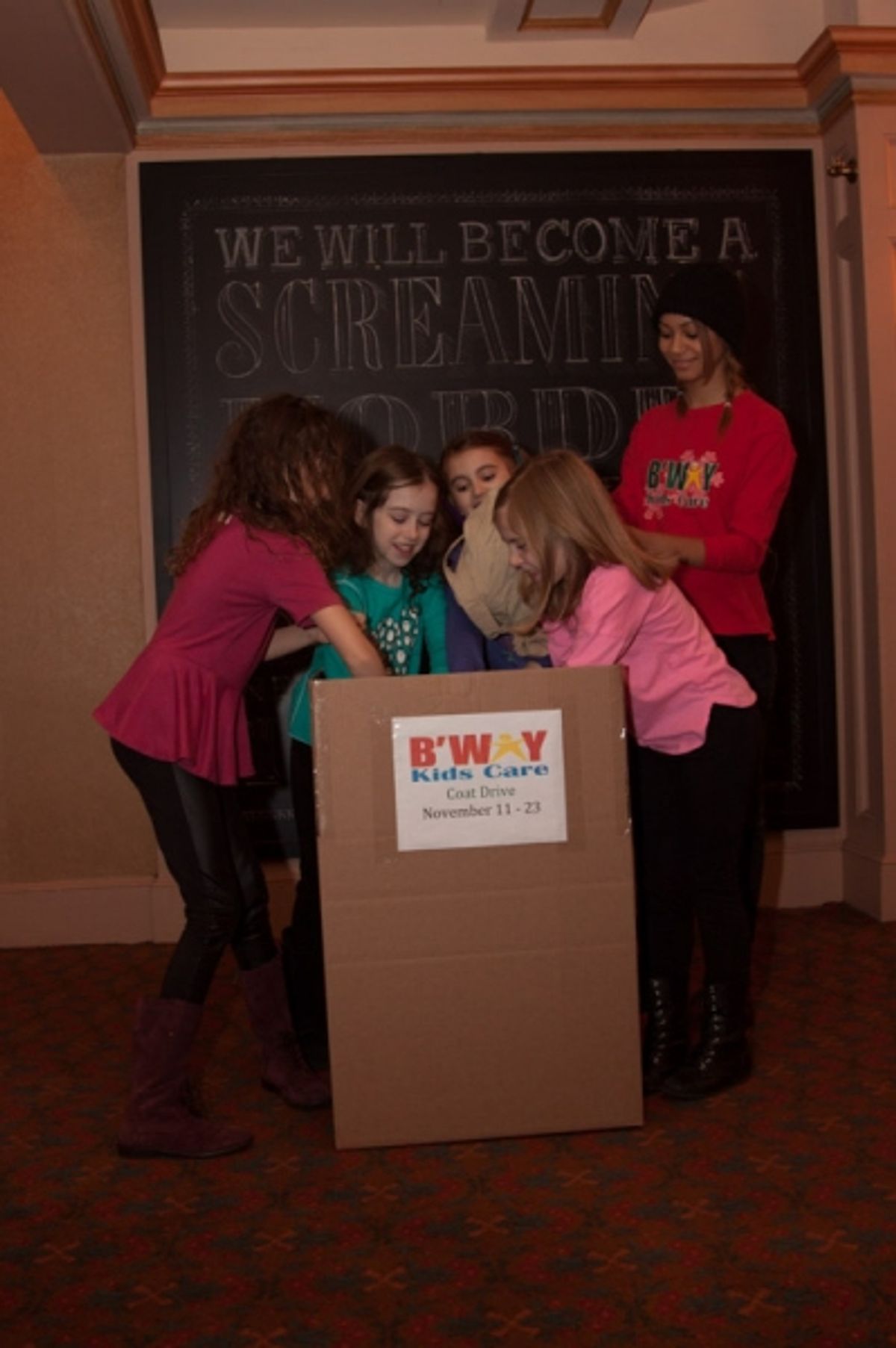 Laurissa Romain and the Matildas filling the coat box at 