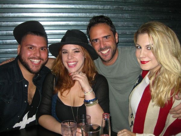 Cesar Rocha, Alysha Umphress, Scott Alan and Mallory Hagan Photo