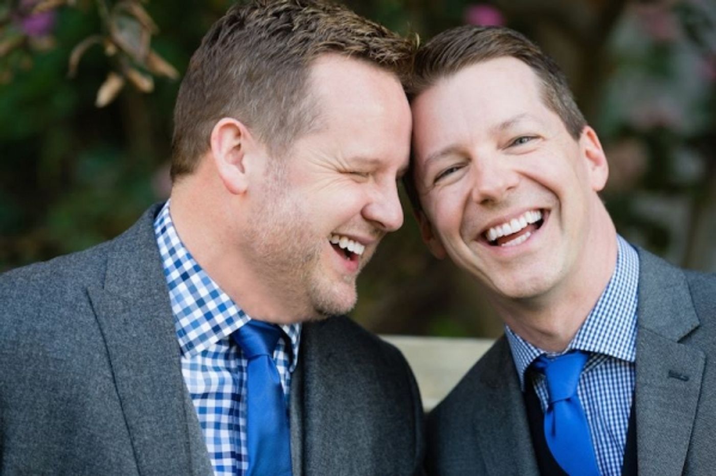 Photo Flash: Tony Nominee Sean Hayes and Scott Icenogle Tie the Knot!  Image