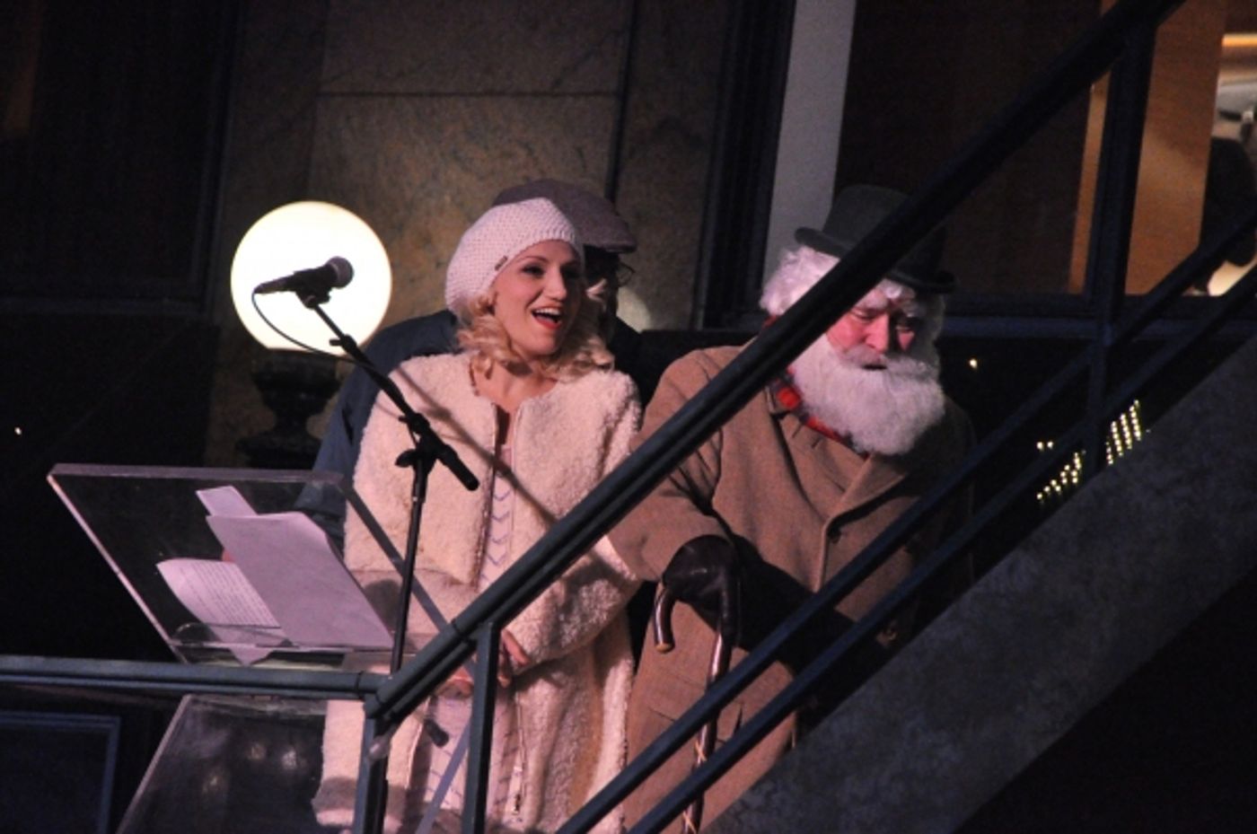 Photo Coverage: James Earl Jones, Annaleigh Ashford, and More Perform at Macy's 2014 Windows Unveiling  Image