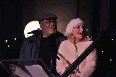 James Earl Jones and Annaleigh Ashford Photo