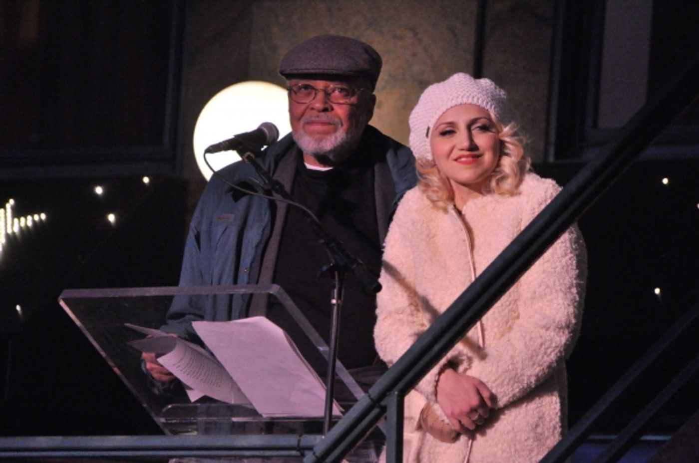 Photo Coverage: James Earl Jones, Annaleigh Ashford, and More Perform at Macy's 2014 Windows Unveiling  Image
