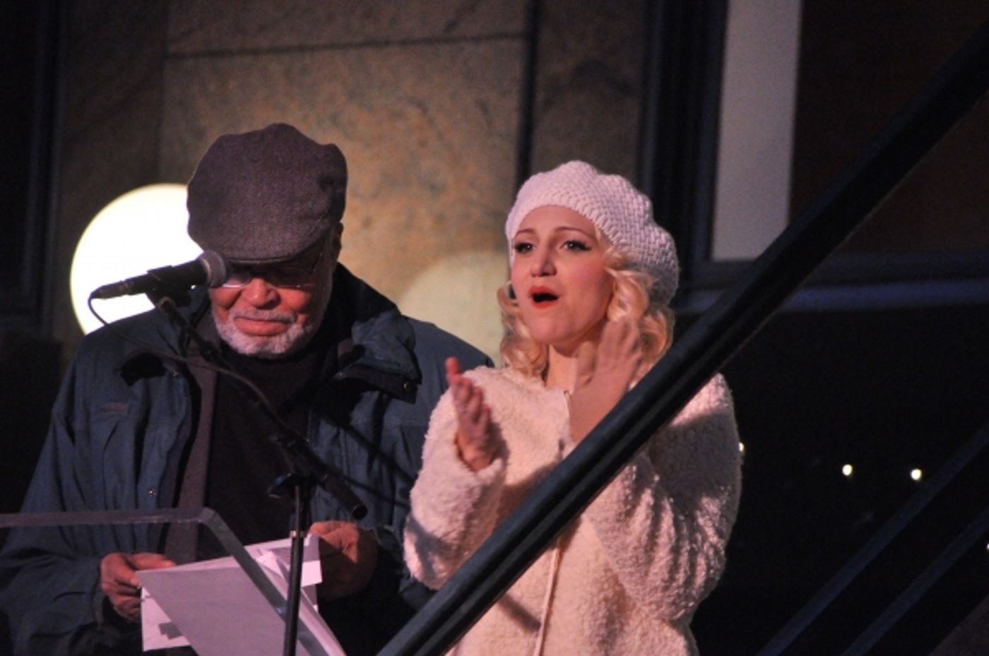 Photo Coverage: James Earl Jones, Annaleigh Ashford, and More Perform at Macy's 2014 Windows Unveiling  Image