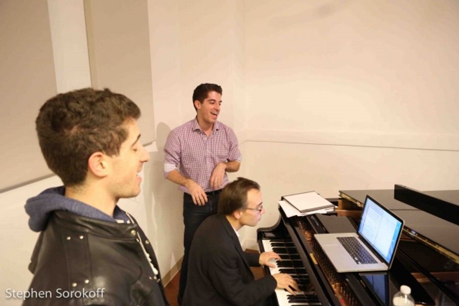 Photo Coverage: Anthony Nunziata & Tedd Firth Rehearse for Upcoming 54 Show  Image