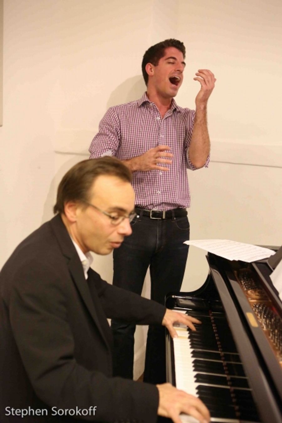 Photo Coverage: Anthony Nunziata & Tedd Firth Rehearse for Upcoming 54 Show  Image