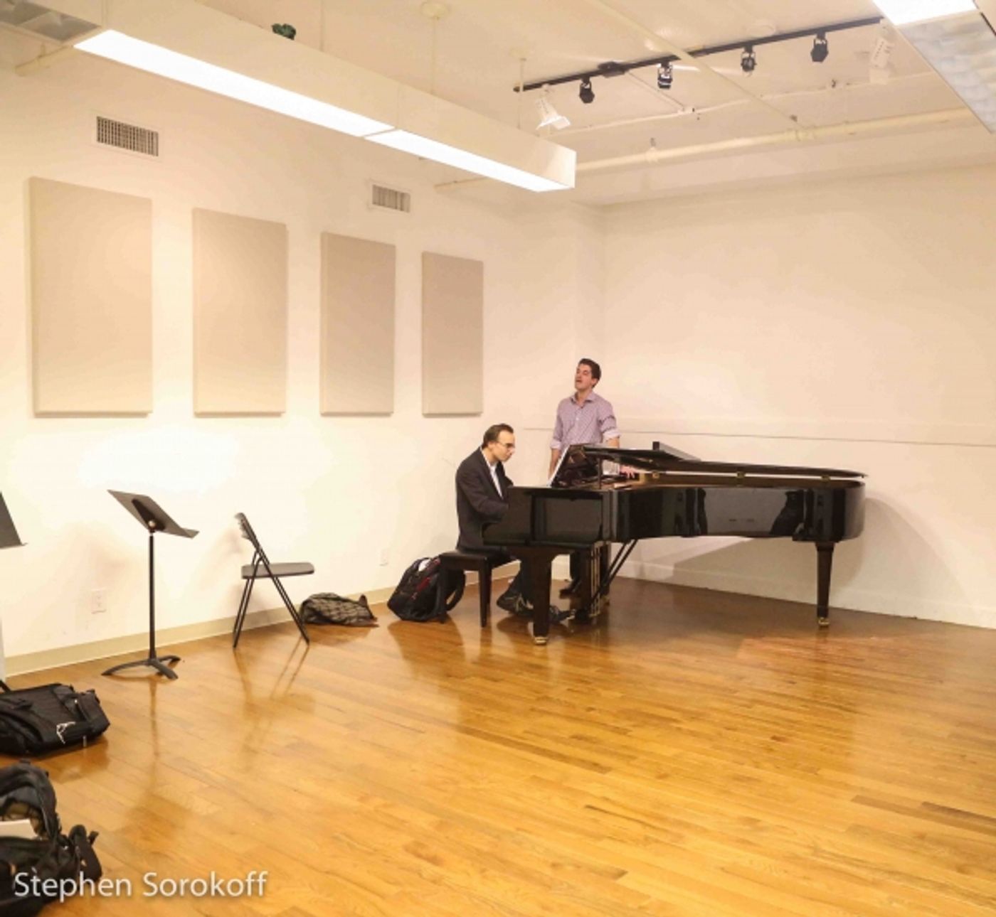 Photo Coverage: Anthony Nunziata & Tedd Firth Rehearse for Upcoming 54 Show  Image
