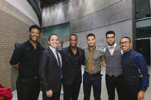 Cast members Kevin McAllister, Jobari Parker-Namdar, Sheldon Henry, Paris Nix, Travis Photo