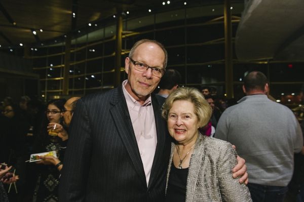 Executive Producer Edgar Dobie and board chair Beth Newburger Schwartz  Photo