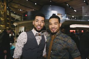 Cast members Travis Porchia and Paris Nix  Photo