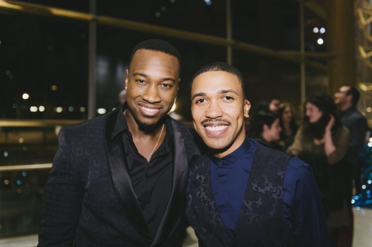 Cast members Sheldon Henry and Clinton Roane at 