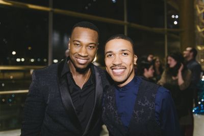 Cast members Sheldon Henry and Clinton Roane Photo
