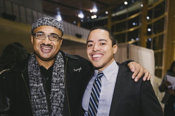 Musical director Darryl G. Ivey and cast member Jobari Parker-Namdar  Photo