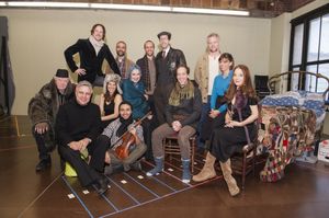 Standing: Patch Darragh, Ben Beckley, Nathan Dame, Robert Stanton, C.J. Wilson; Sitting: Peter Maloney, director Neil Pepe, Mia Barron, Andrew Mayer, Mary Beth Peil, Joey Slotnick, Jeanine Serralles and Clea Lewis. @ BroadwayWorld Standing: Patch Darragh, Ben Beckley, Nathan Dame, Robert Stanton, C.J. Wilson; Sitti Photo