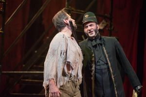 James Zannelli as Javert and John Smitherman as Valjean @ BroadwayWorld James Zannelli as Javert and John Smitherman as Valjean Photo